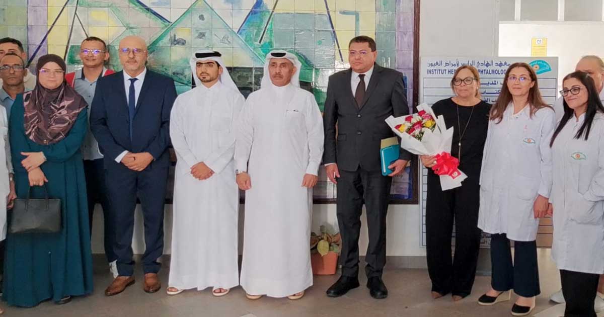 قطر الخيرية ومعهد الهادي الرايس والمستشفى الجامعي بجندوبة يتكفلون بإجراء 200 عملية لإزالة المياه البيضاء